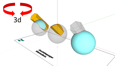 Geometry; Solids with curved surfaces; Ball, hexagon; Solid - intersection with solid